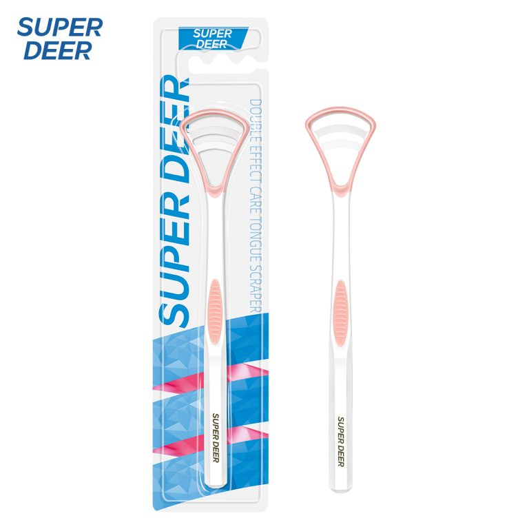 SUPER DEER 刮舌器（马卡龙)粉色